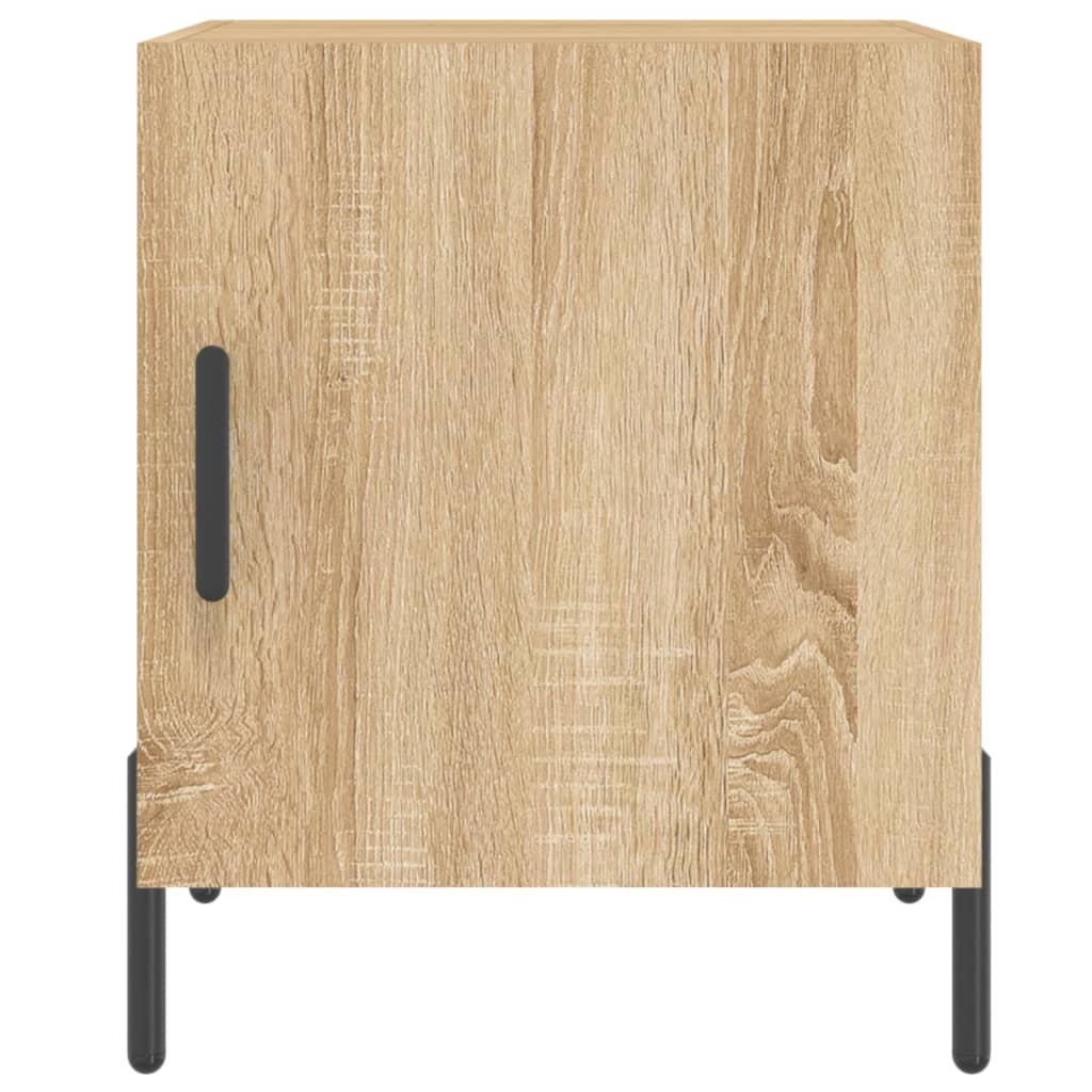 Nattbord 2 stk sonoma eik 40x40x50 cm konstruert tre