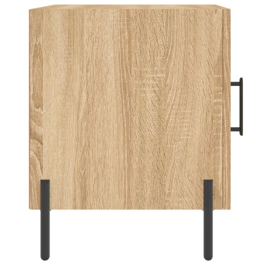Nattbord 2 stk sonoma eik 40x40x50 cm konstruert tre