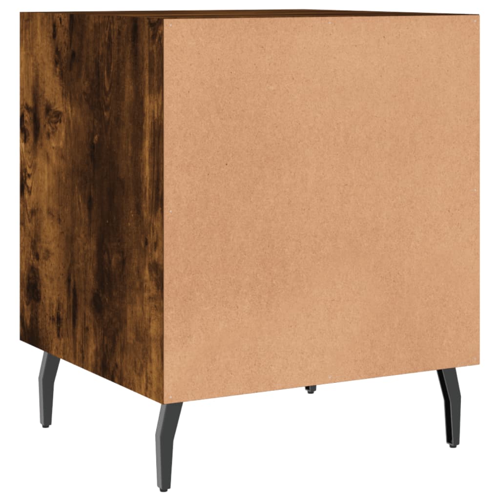 Nattbord røkt eik 40x40x50 cm konstruert tre