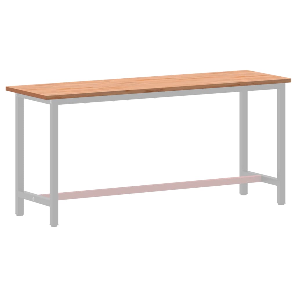 Bordplate 180x55x2,5 cm heltre bøketre