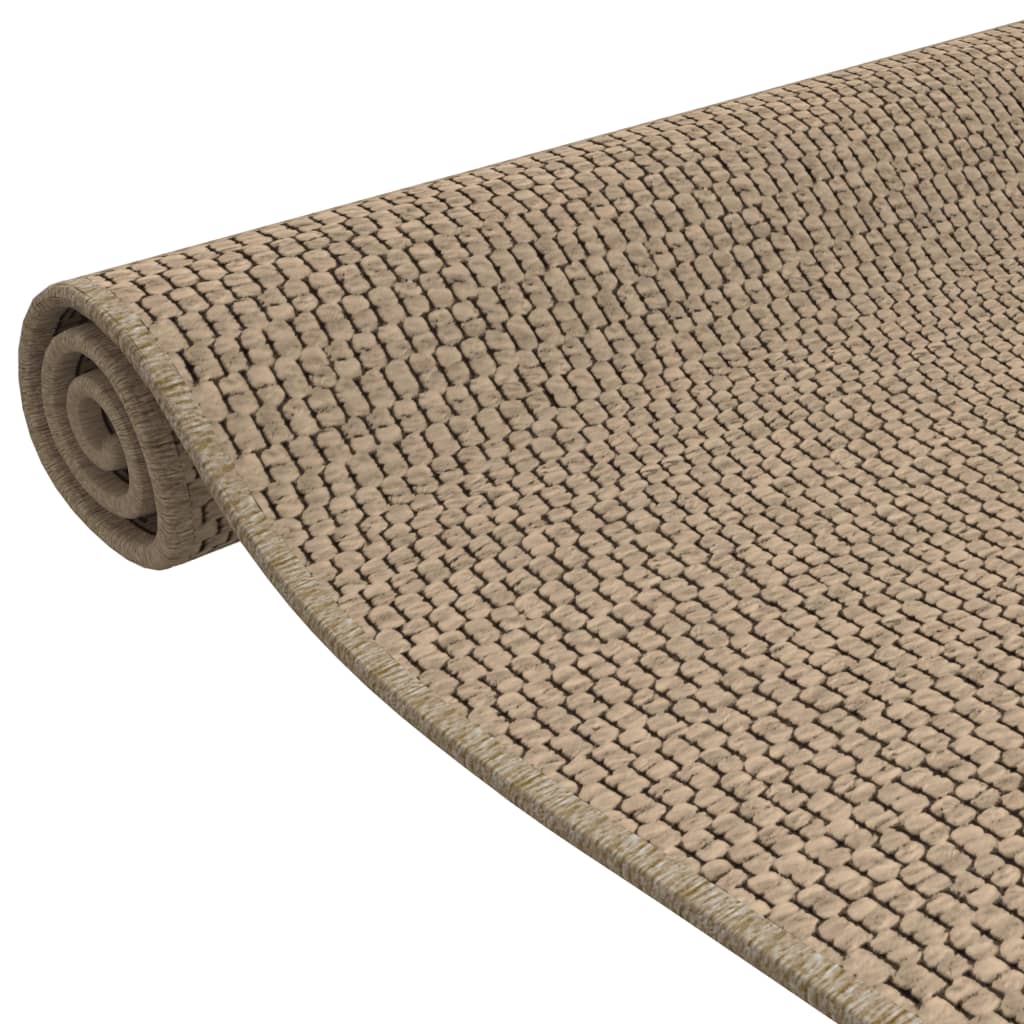 Teppeløper sisal-utseende sand 80x150 cm