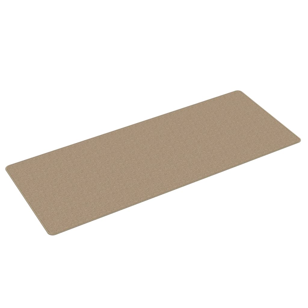 Teppeløper sisal-utseende sand 80x200 cm