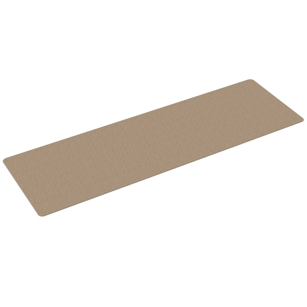 Teppeløper sisal-utseende sand 80x250 cm
