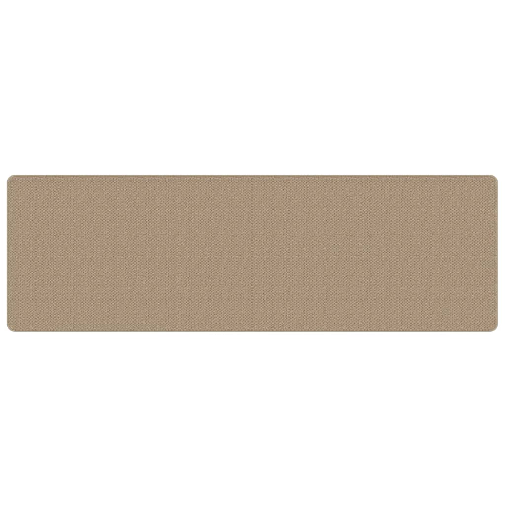 Teppeløper sisal-utseende sand 80x250 cm
