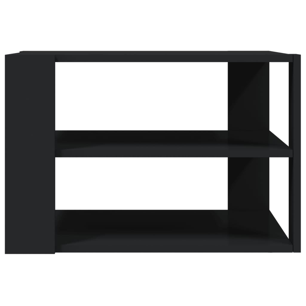 Salongbord svart 58x58x40 cm konstruert tre