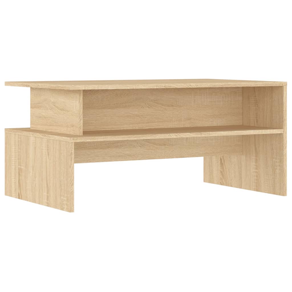 Salongbord sonoma eik 90x55x42,5 cm konstruert tre