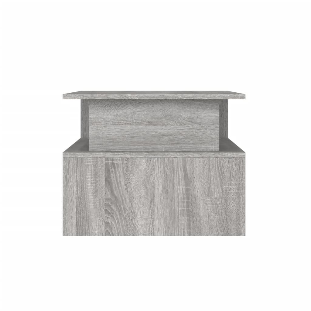 Salongbord grå sonoma 90x55x42,5 cm konstruert tre