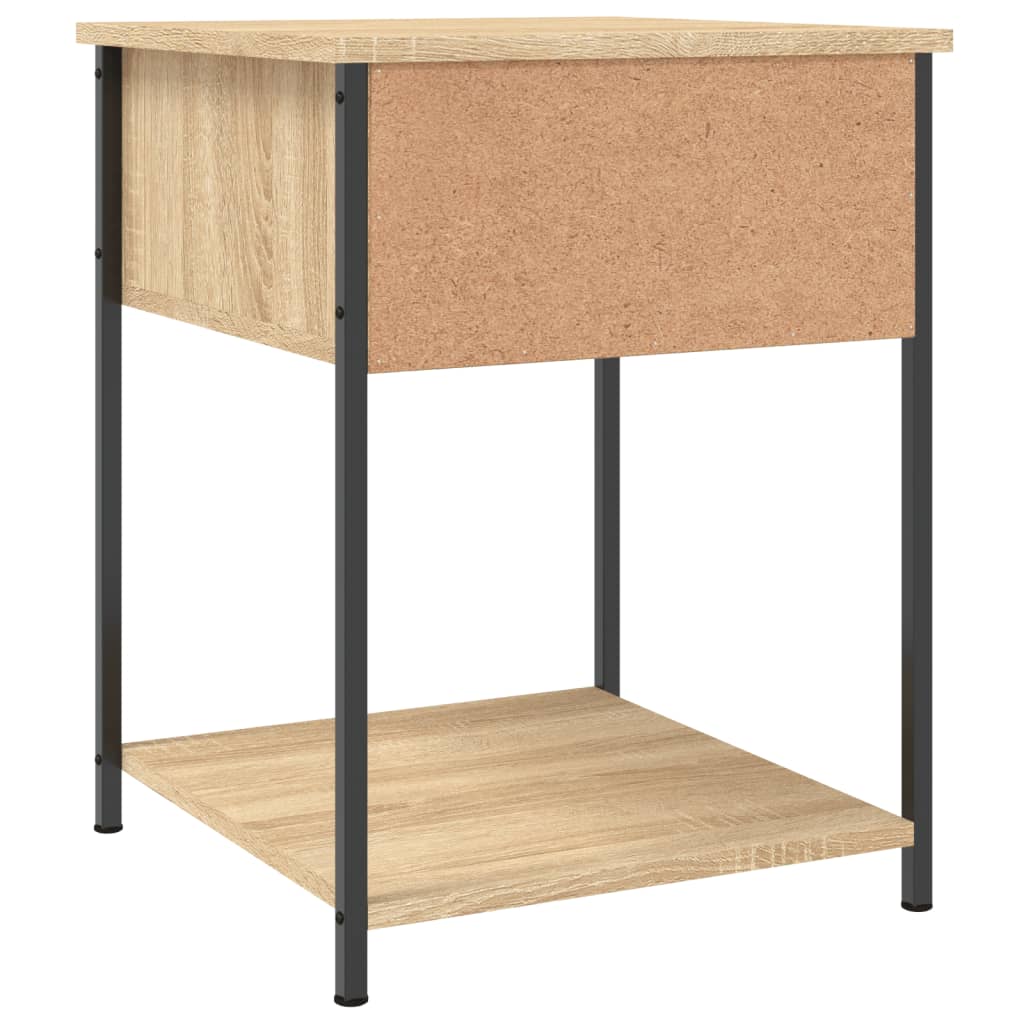Nattbord 2 stk sonoma eik 44x45x58 cm konstruert tre
