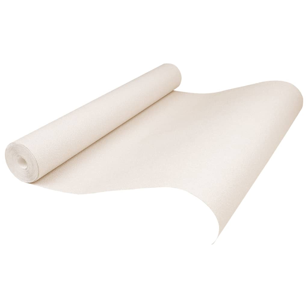 Veggtapet 3D ensfarget beige