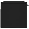 Veggskap svart 80x36,5x35 cm konstruert tre
