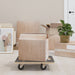 Transporttraller 2 stk rektangulær 50x35x11,5 cm 250 kg