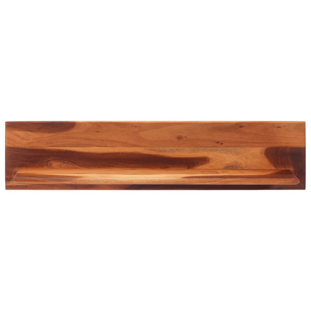 Vegghyller 2 stk 112x20x26 cm heltre akasie