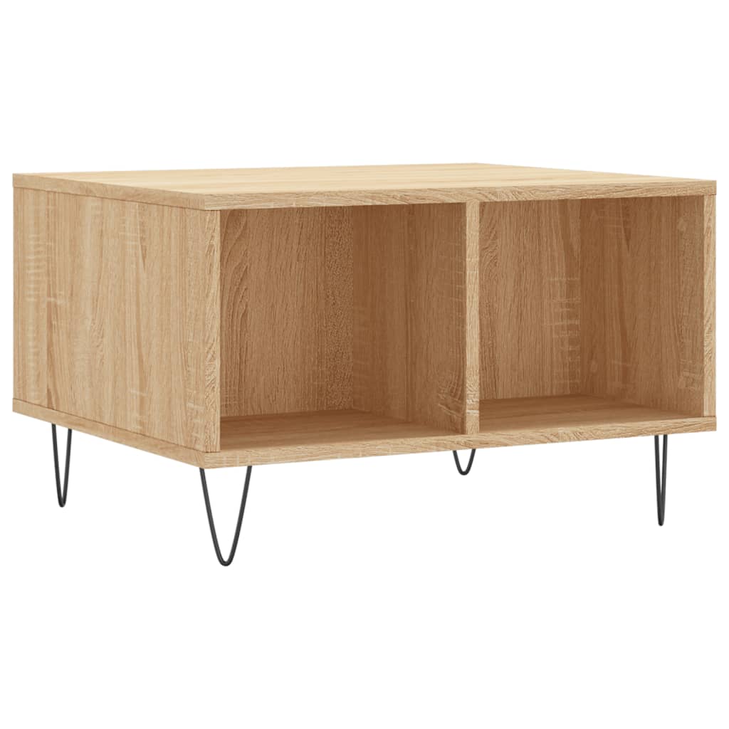 Salongbord sonoma eik 60x50x36,5 cm konstruert tre