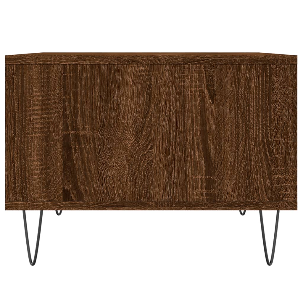 Salongbord brun eik 60x50x36,5 cm konstruert tre