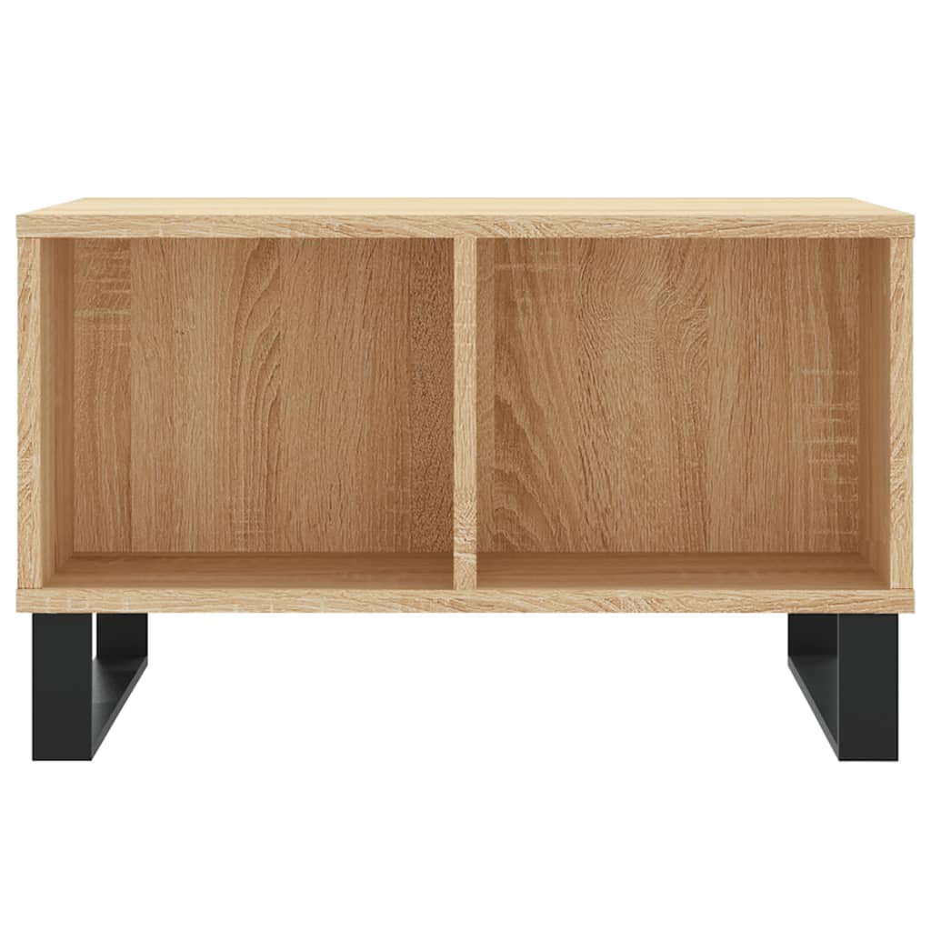 Salongbord sonoma eik 60x50x36,5 cm konstruert tre