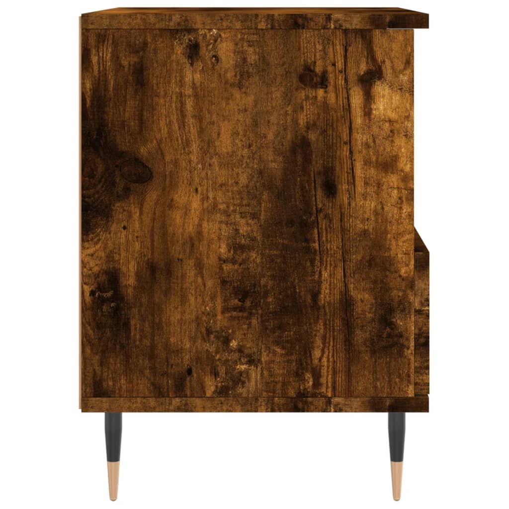 Nattbord røkt eik 40x35x50 cm konstruert tre