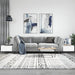 Salongbord 2 stk høyglans hvit 50x46x35 cm konstruert tre