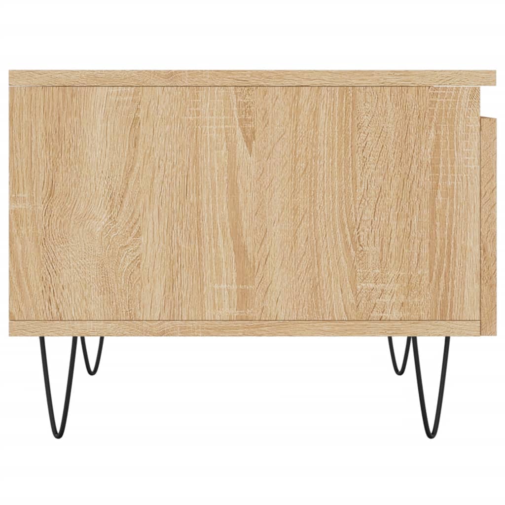 Salongbord 2 stk sonoma eik 50x46x35 cm konstruert tre