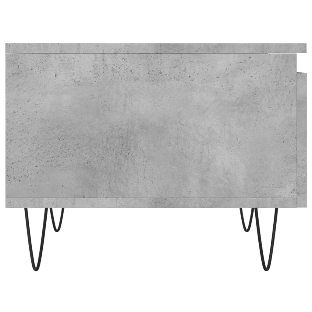 Saongbord 2 stk betonggrå 50x46x35 cm konstruert tre