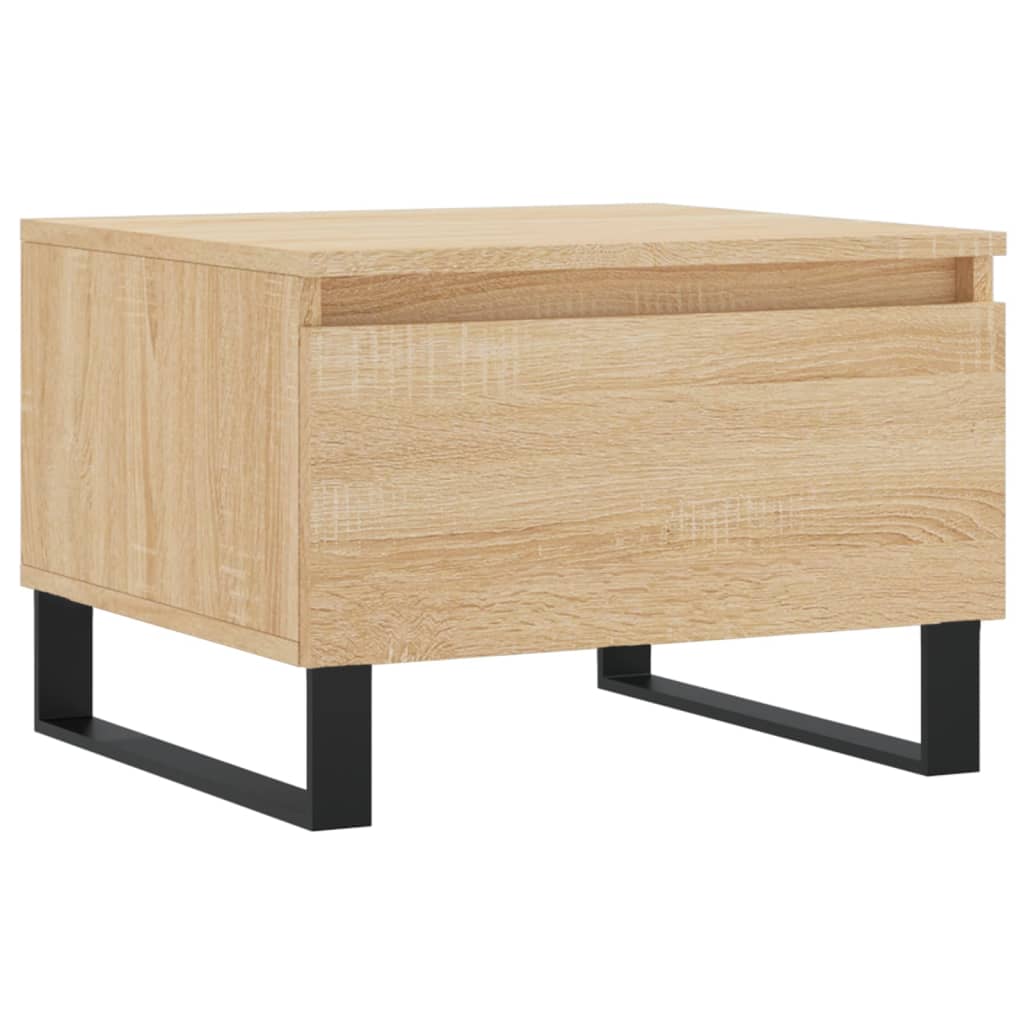 Salongbord 2 stk sonoma eik 50x46x35 cm konstruert tre