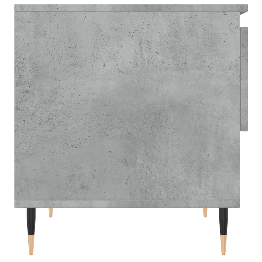 Salongbord 2 stk betonggrå 50x46x50 cm konstruert tre