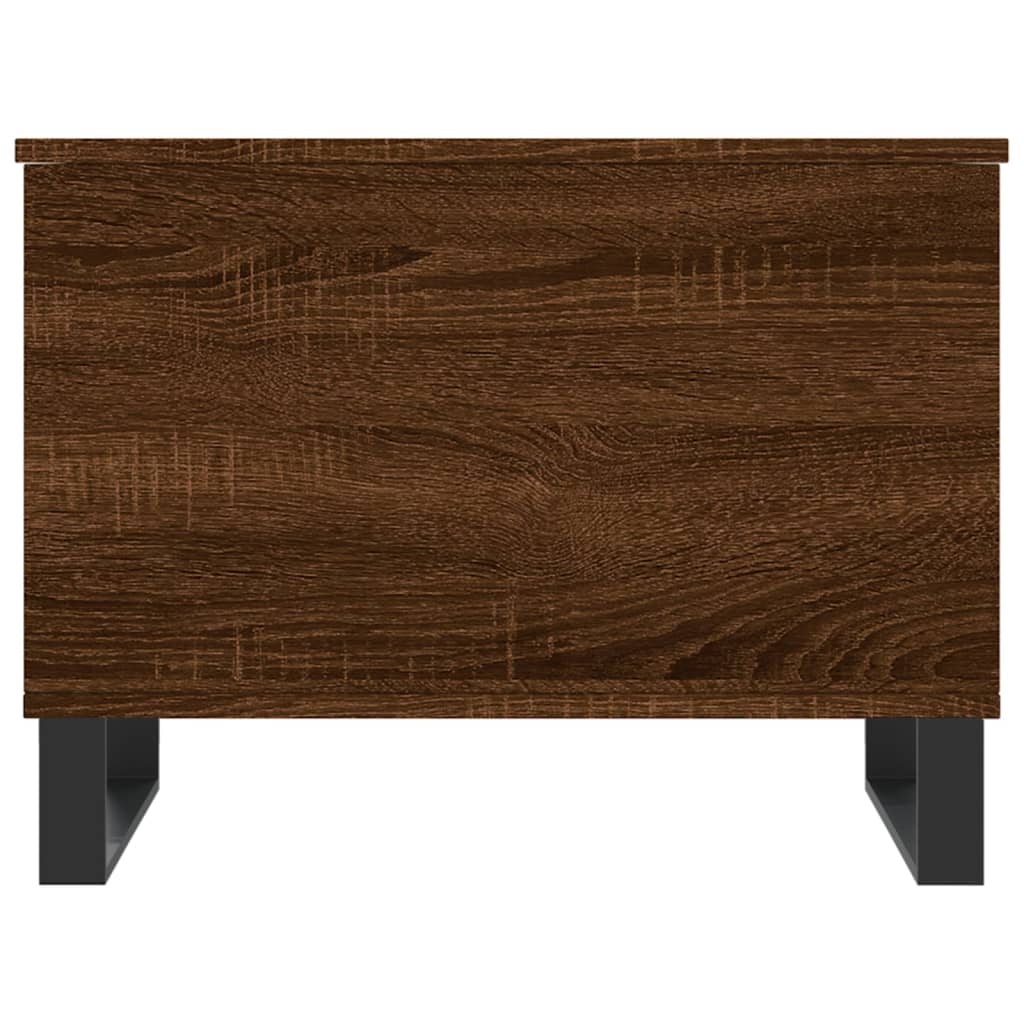 Salongbord brun eik 60x44,5x45 cm konstruert tre