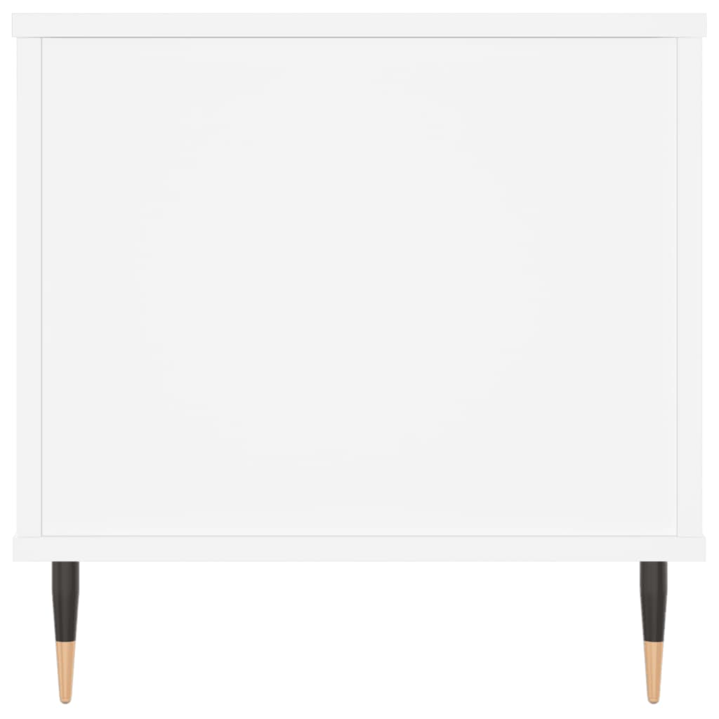 Salongbord hvit 90x44,5x45 cm konstruert tre