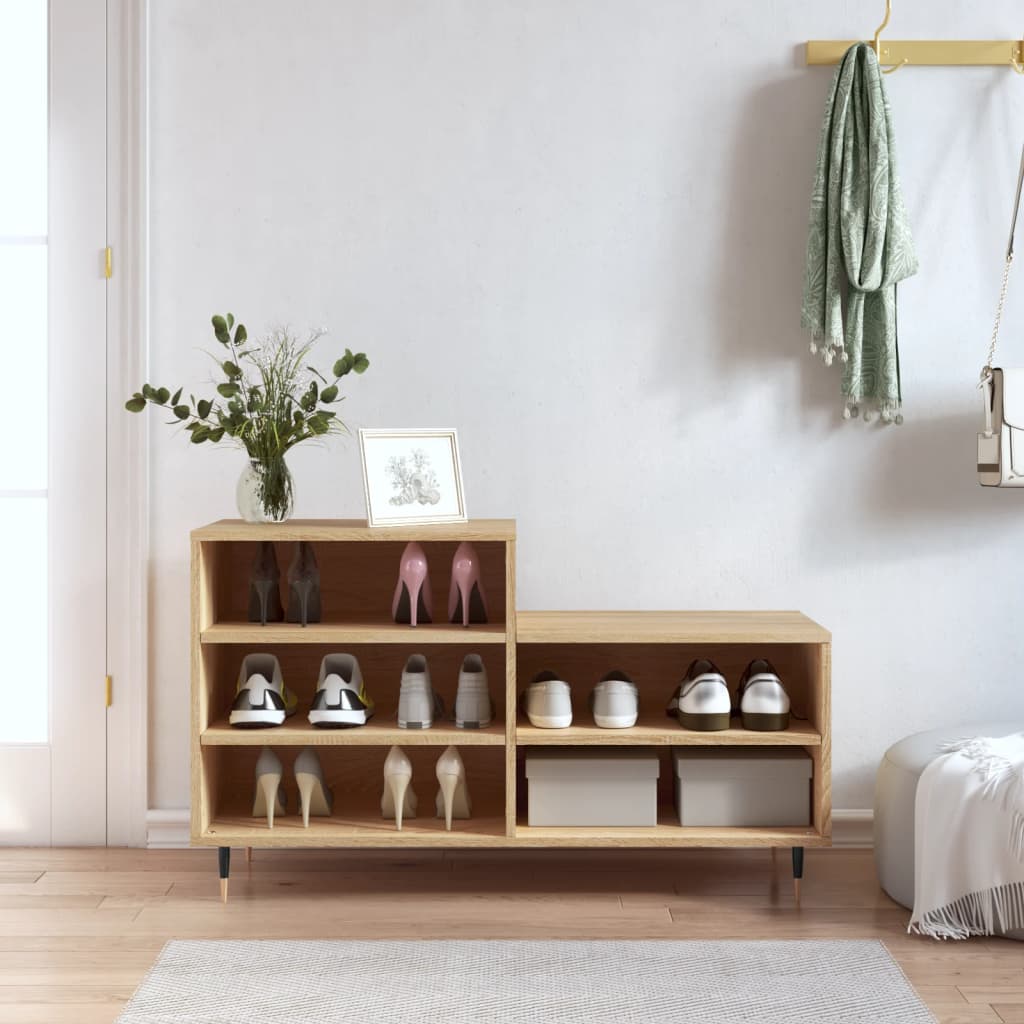 Skoskap sonoma eik 102x36x60 cm konstruert tre
