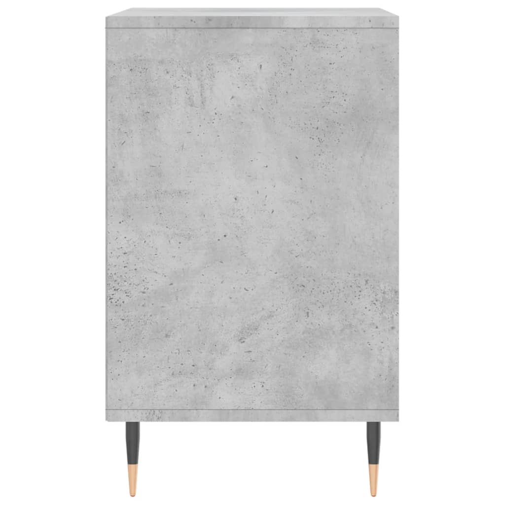Skoskap betonggrå 102x36x60 cm konstruert tre