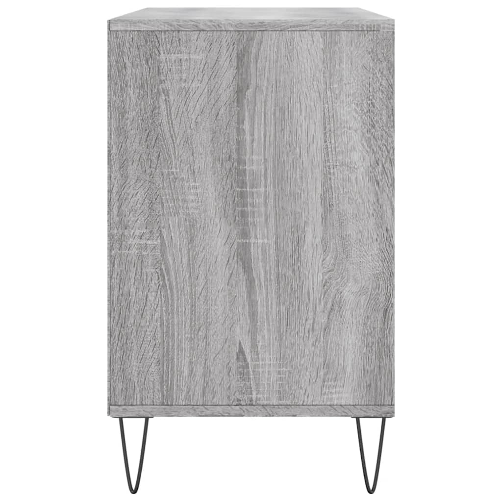 Skoskap grå sonoma 102x36x60 cm konstruert tre