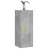 Veggskap betonggrå 34,5x34x90 cm konstruert tre