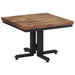 Barbord rundt 55x55x40 cm gjenvunnet heltre teak
