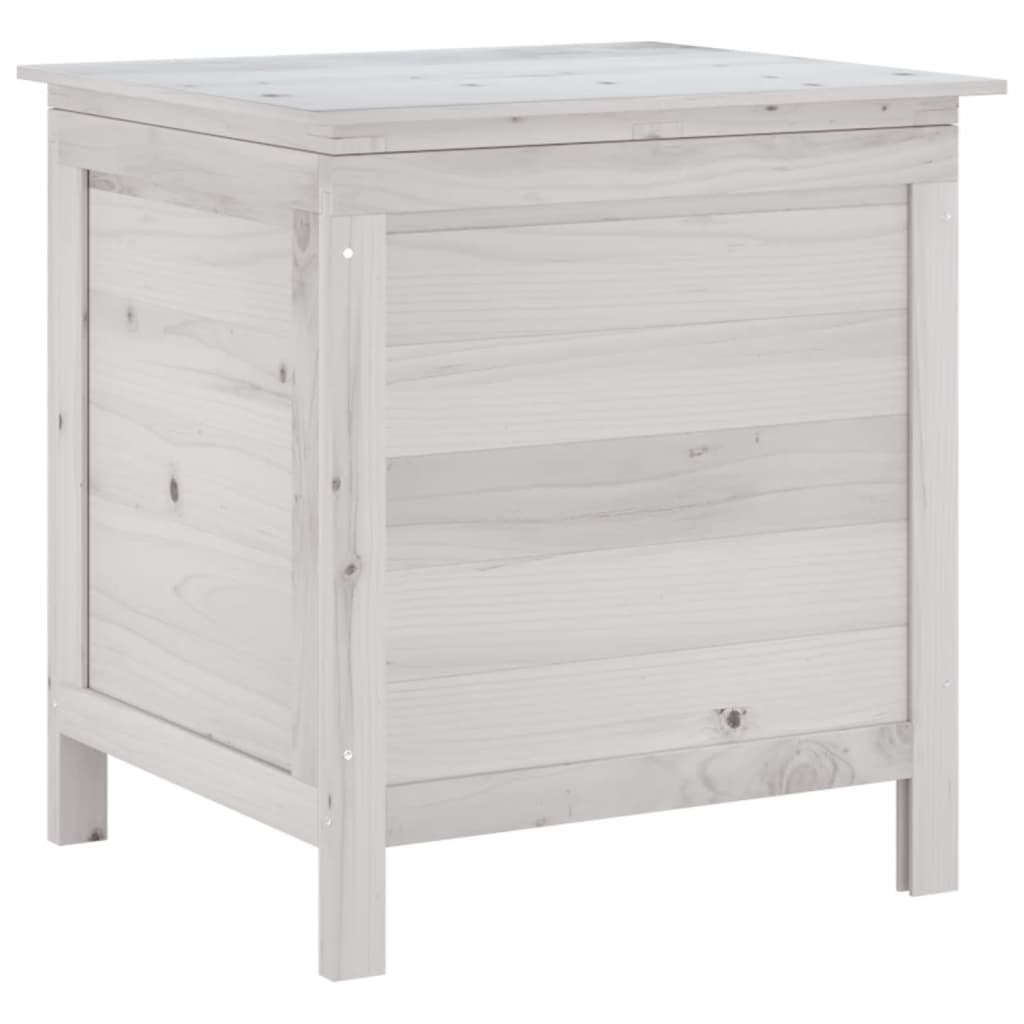 Putekasse hvit 50x49x56,5 cm heltre gran