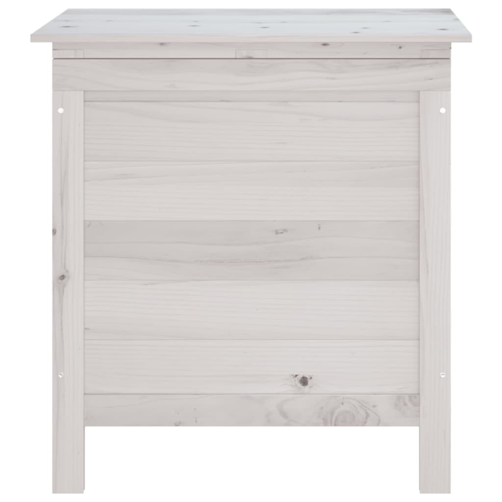 Putekasse hvit 50x49x56,5 cm heltre gran