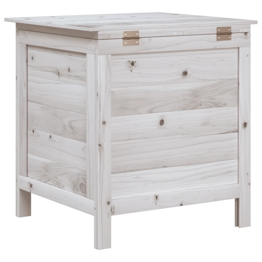 Putekasse hvit 50x49x56,5 cm heltre gran