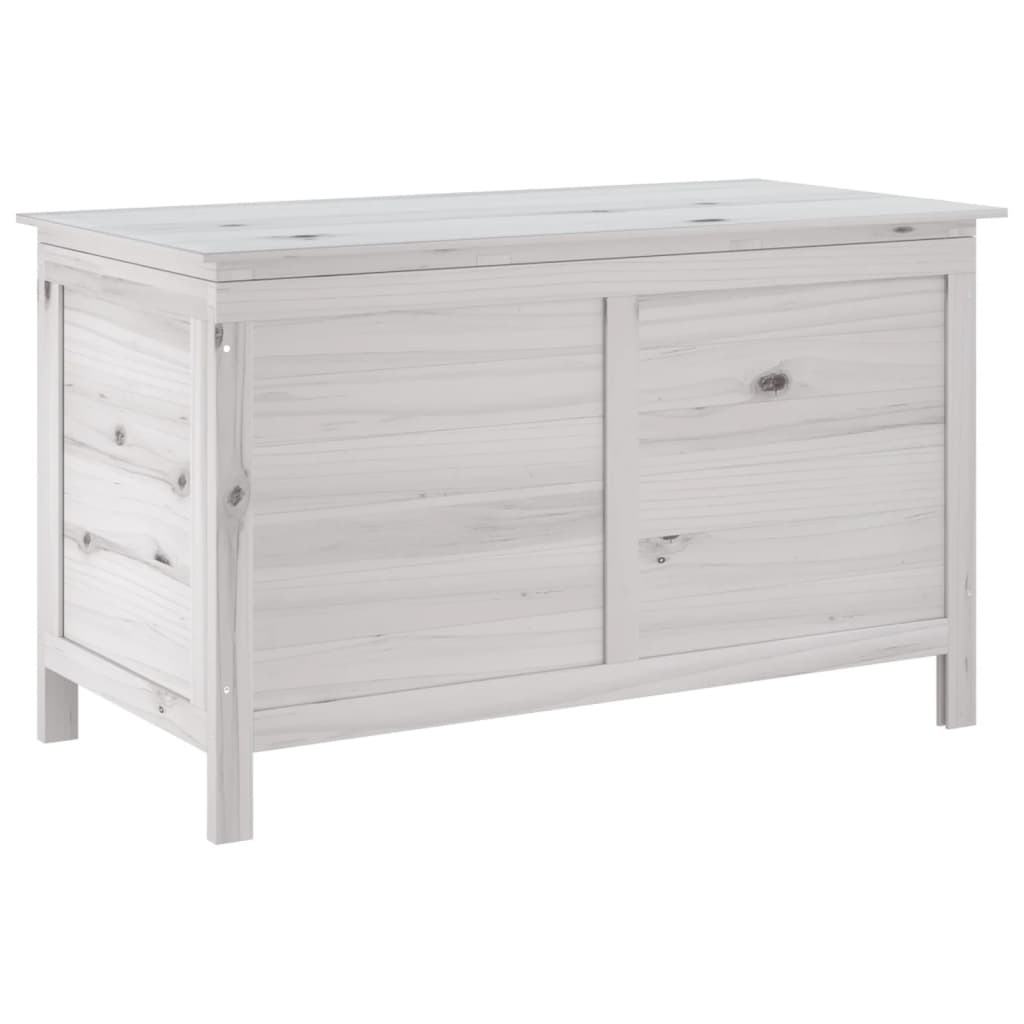 Putekasse hvit 99x49,5x58,5 cm heltre gran