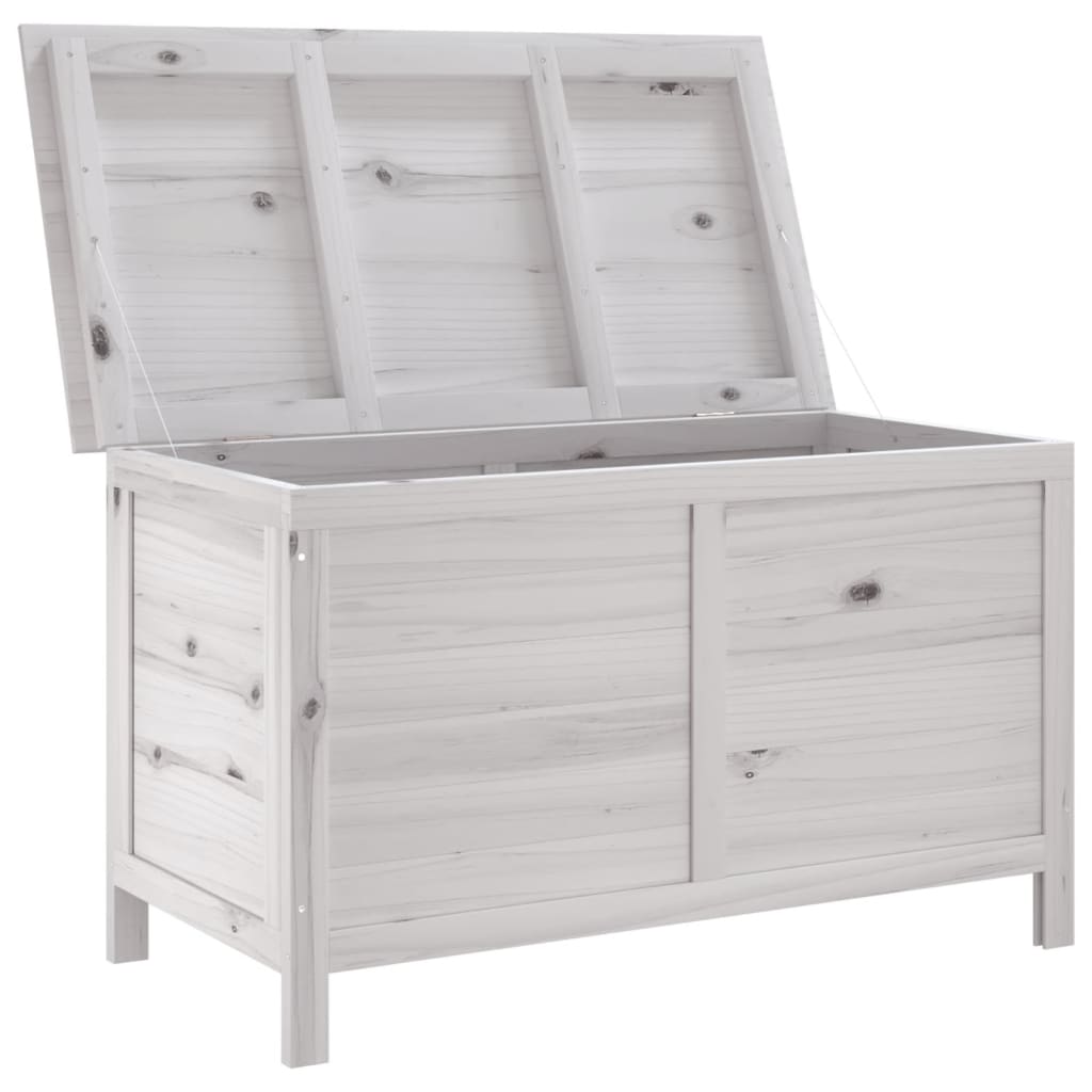 Putekasse hvit 99x49,5x58,5 cm heltre gran