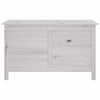 Putekasse hvit 99x49,5x58,5 cm heltre gran