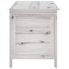 Putekasse hvit 99x49,5x58,5 cm heltre gran