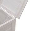 Putekasse hvit 99x49,5x58,5 cm heltre gran