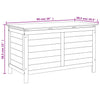 Putekasse antrasitt 99x49,5x58,5 cm heltre gran