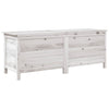 Putekasse hvit 150x50x56,5 cm heltre gran
