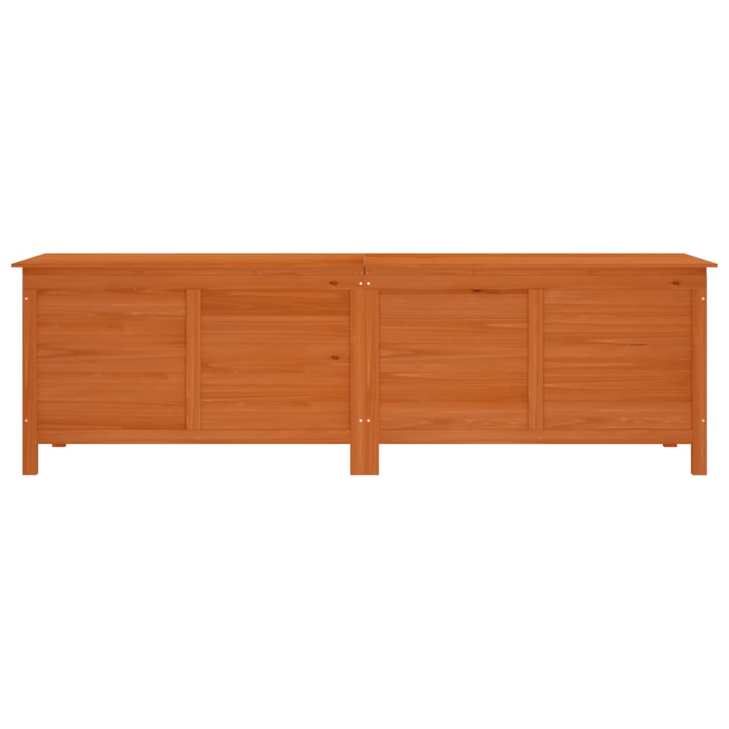 Putekasse brun 198,5x50x56,5 cm heltre gran