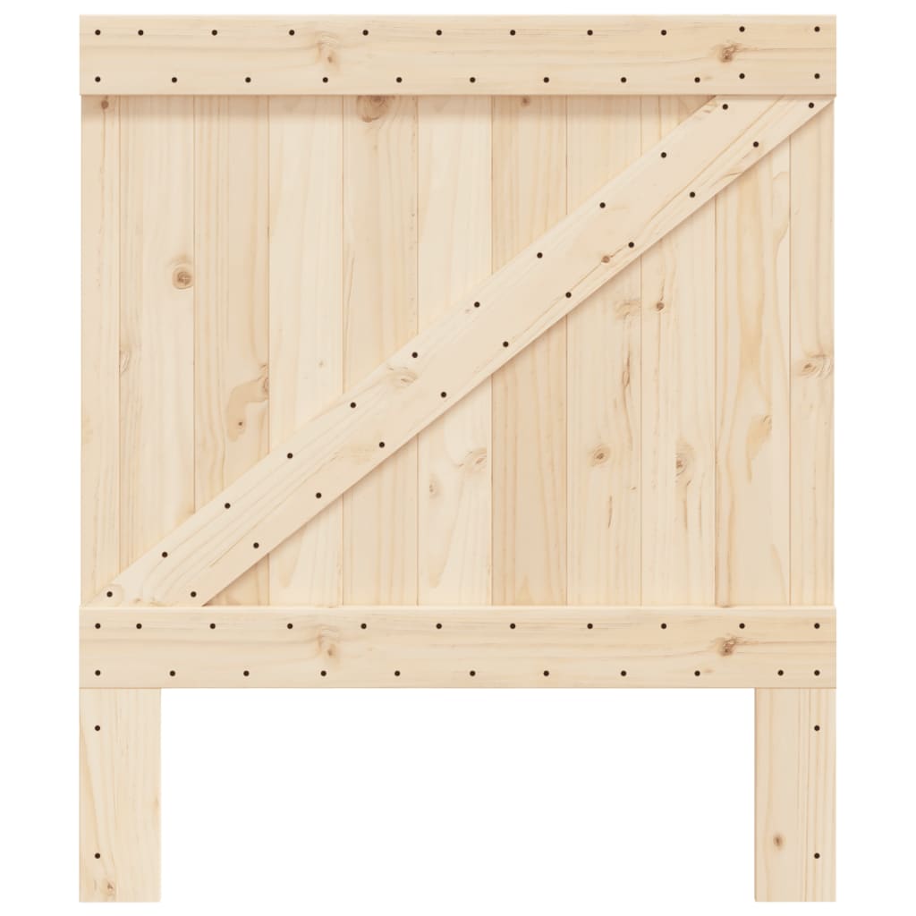 Sengegavl 90x104 cm heltre furu