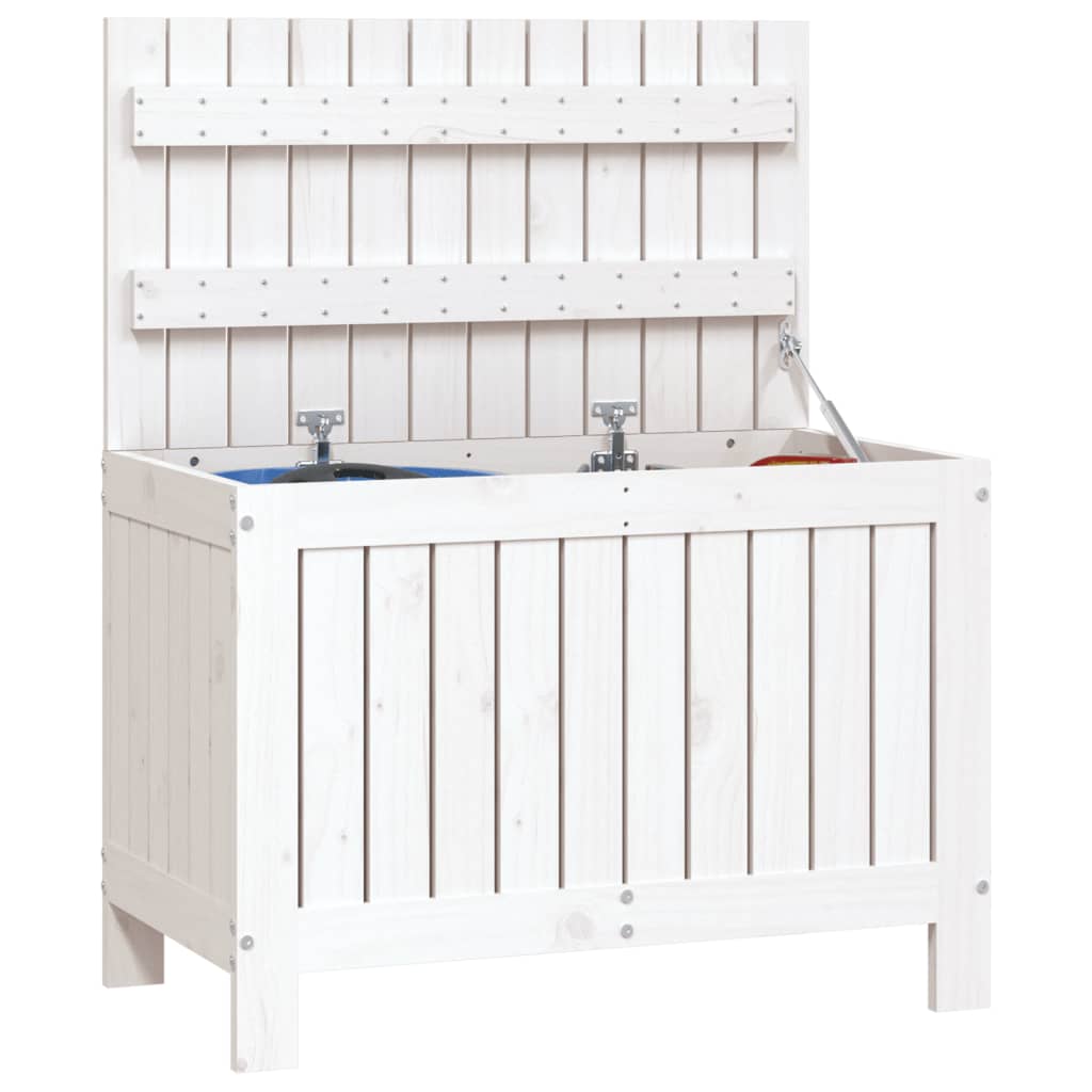 Putekasse hvid 76x42,5x54 cm heltre furu