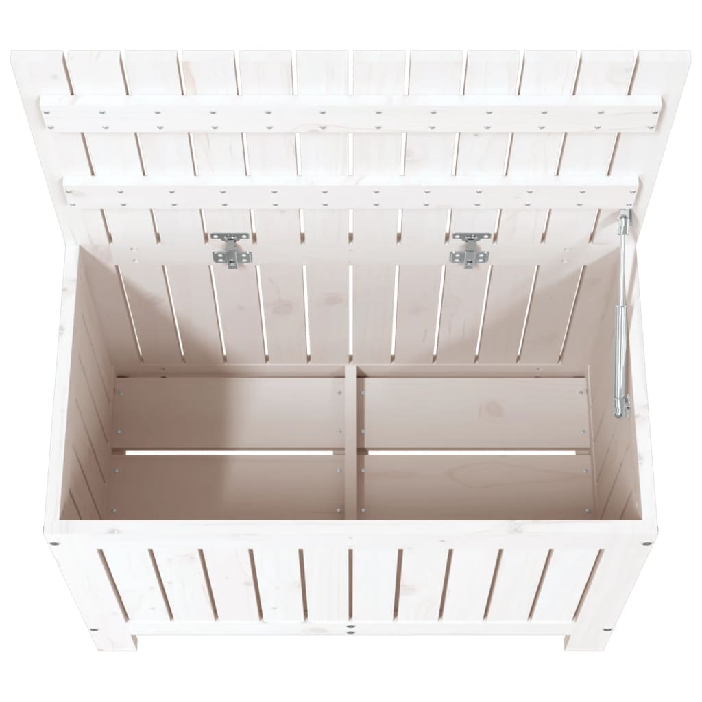 Putekasse hvid 76x42,5x54 cm heltre furu