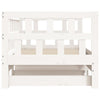 Uttrekkbar dagseng hvit 90x190 cm heltre furu