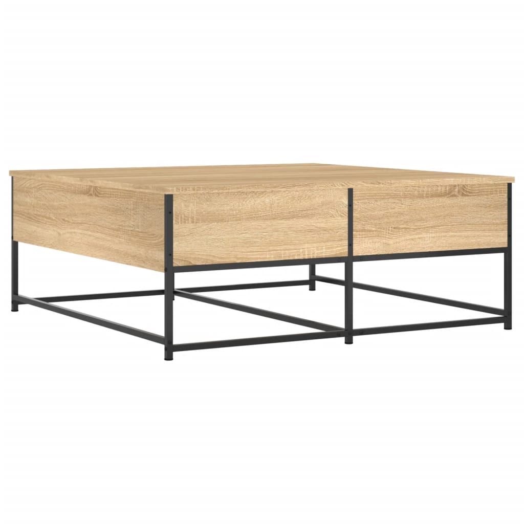Salongbord sonoma eik 100x99x40 cm konstruert tre