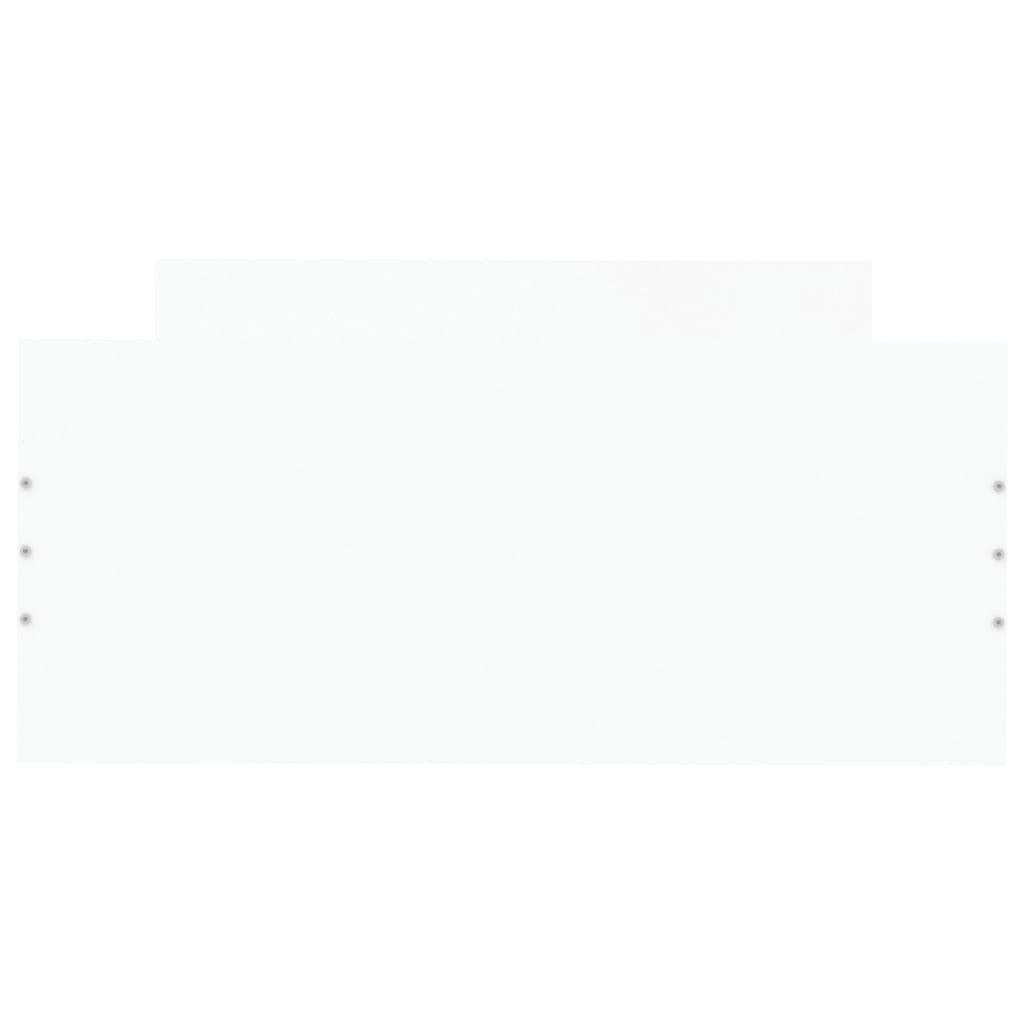 Sengeramme hvit 100x200 cm konstruert tre