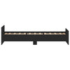 Sengeramme svart 100x200 cm konstruert tre